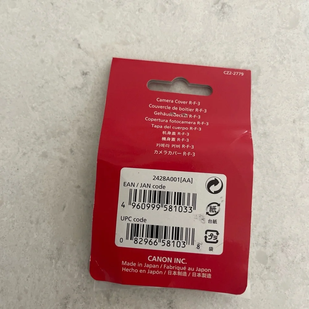Canon camera cover